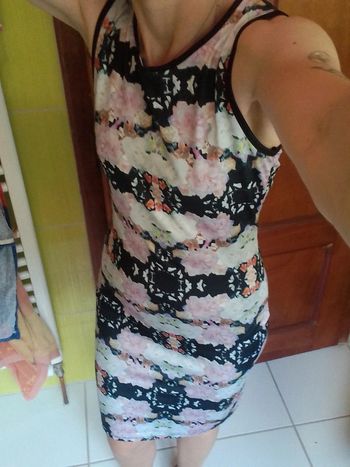 Robe femme motif fleurs H&M