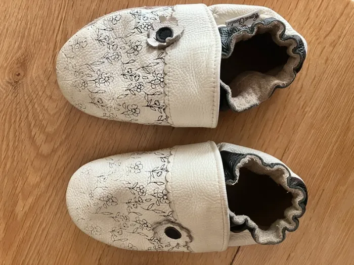 Chaussons cuir souples