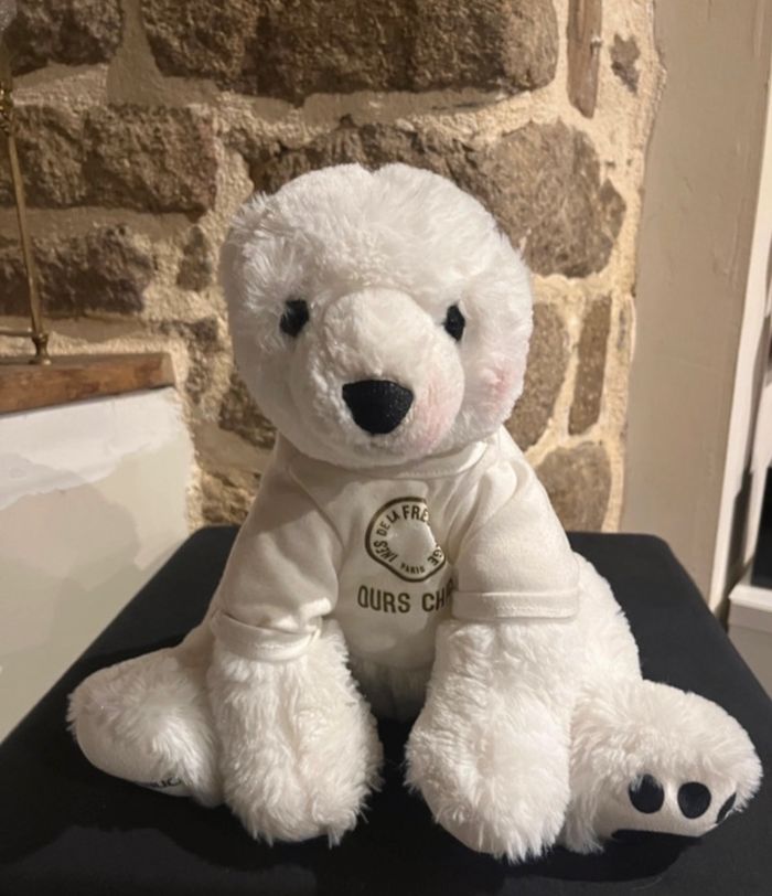 Peluche Ours Blanc Marionnaud Paris Ours chic Ines de La Fressauge Collection - photo numéro 3
