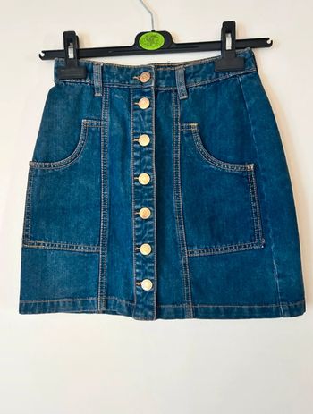 Jupe en jean, bleue, Stradivarius