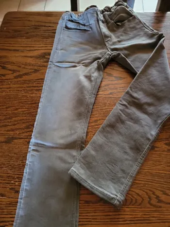 Jeans regular gris