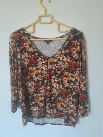Blouse 3/4 floral Caroll Taille L