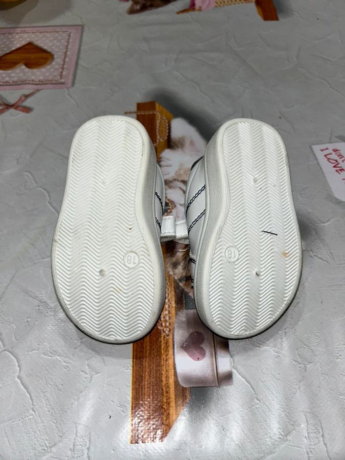 Basket blanche à scratch - photo numéro 5