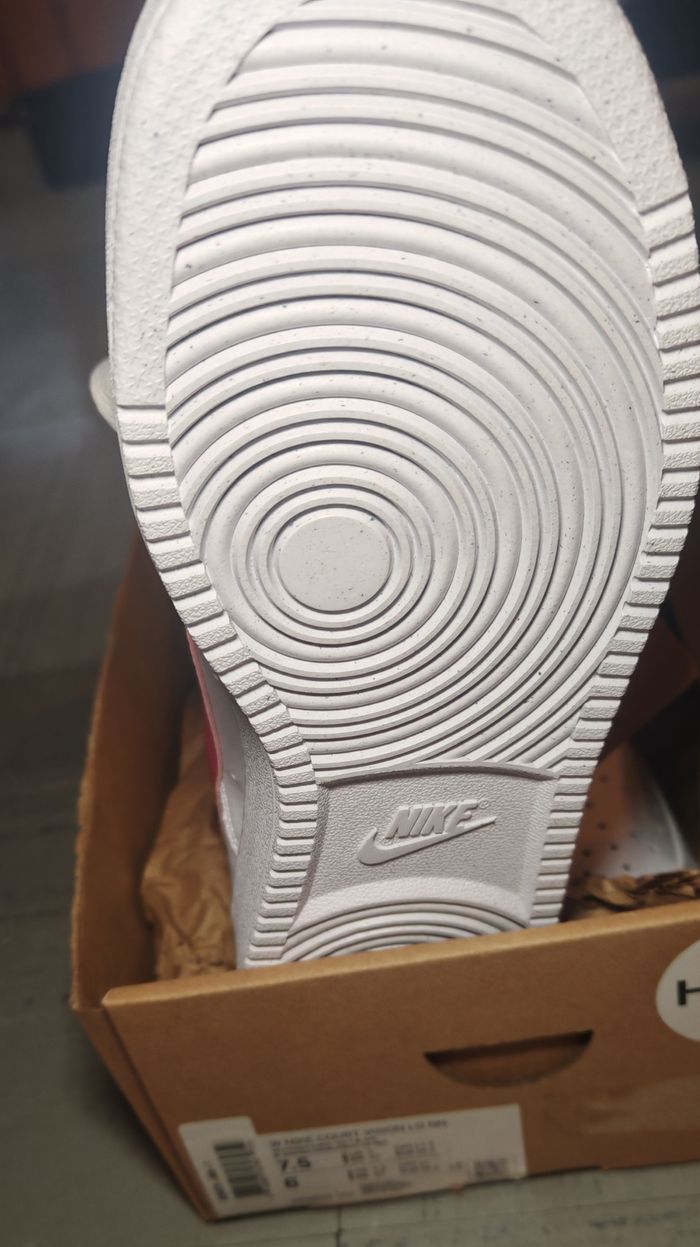 Nike - Court Vision- Baskets - Blanc et corail marin - photo numéro 4
