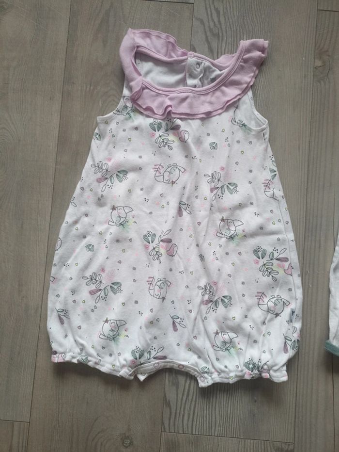 Lot de deux barboteuse grenouillère - photo numéro 3