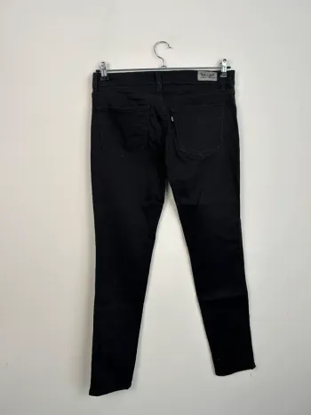 Jean Levi's Femme Noir W30 L32 | 524 Too Superlow | Taille 40 | Très Bon État | BP266