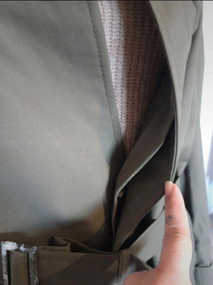 Superbe gabardine 48 50 kaki - photo numéro 11