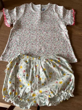 Ensemble t-shirt et short 36m