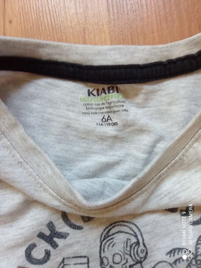 T-shirt coton biologique garçon, Kiabi, Taille 6 ans - photo numéro 3
