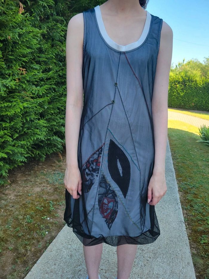 Robe à bretelles noire taille 38