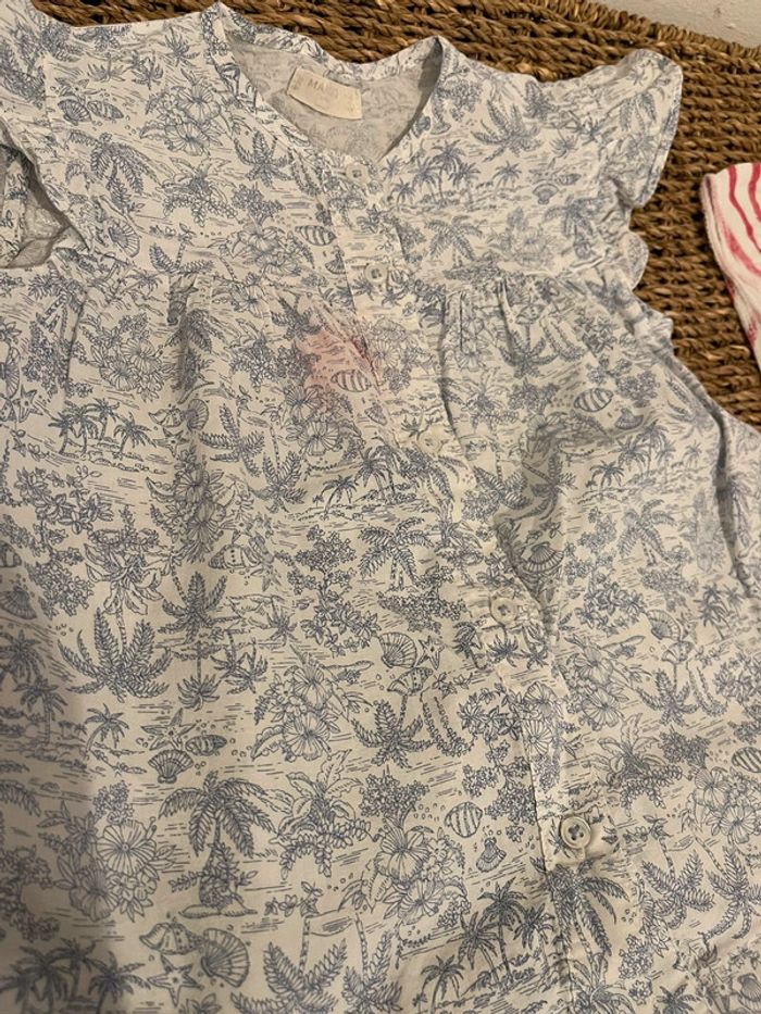 Chemise Mango haut rayé + Robe denim GAP - photo numéro 9