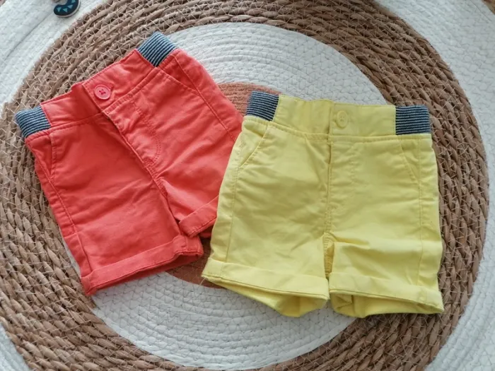 Lot de 5 shorts bébé garçon - 3 mois - photo numéro 3