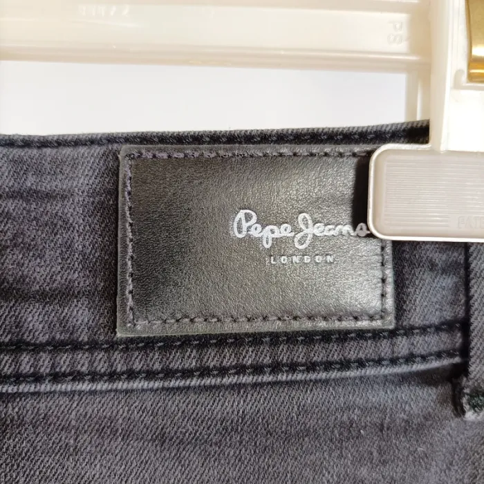 Jean slim gris foncé Pepe Jeans modèle New Brooke taille 38 W10 A1486 - photo numéro 8