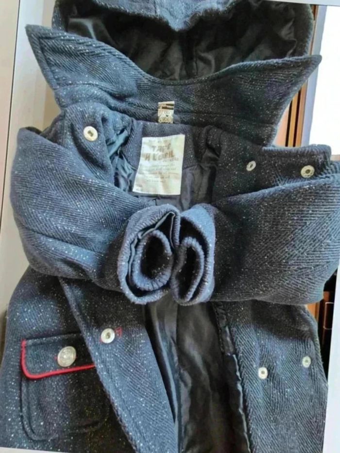 Manteau bleu pailleté 🌹 4 ans 🌹tape a l œil - photo numéro 4