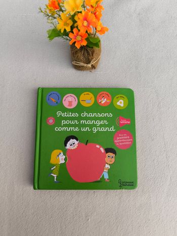 Livre sonore Petites chansons pour manger comme un grand