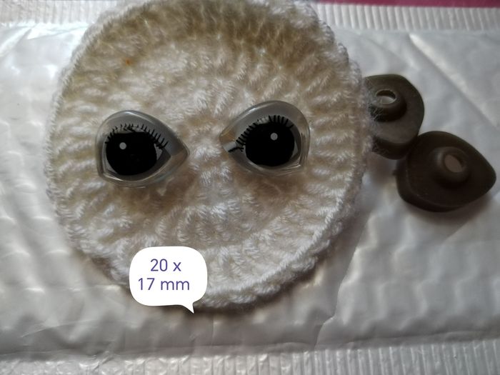 Yeux de sécurité 20 x 17 mm Amigurumis