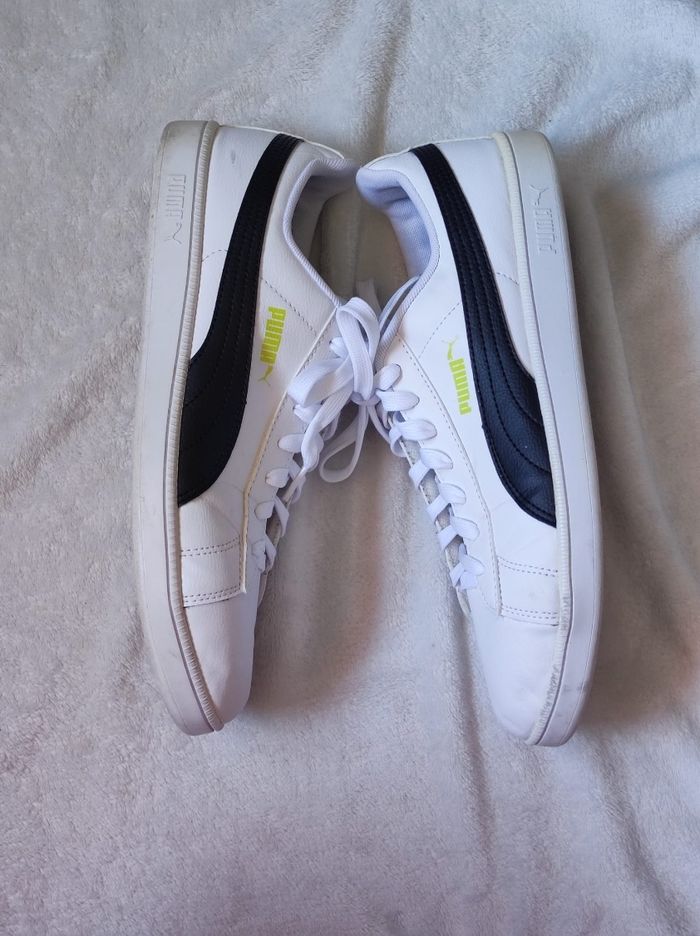 Baskets blanches puma taille 43 - photo numéro 4
