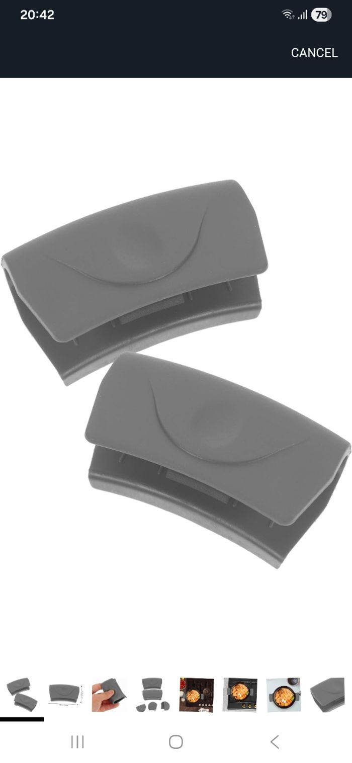 Poignées en Silicone pour Casserole - photo numéro 3