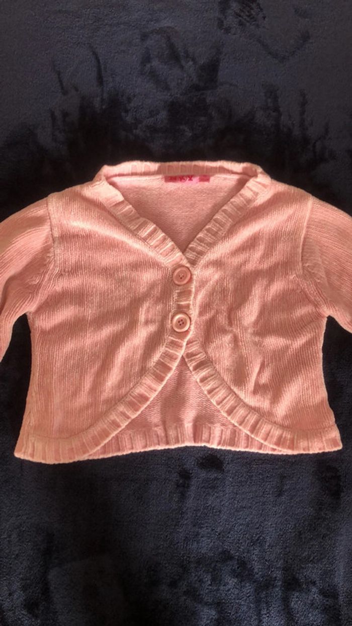 Gilet en laine type boléro 8 ans - photo numéro 2