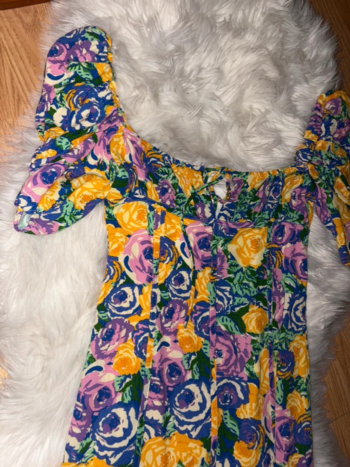 Robe fleuries Zara taille S - photo numéro 3
