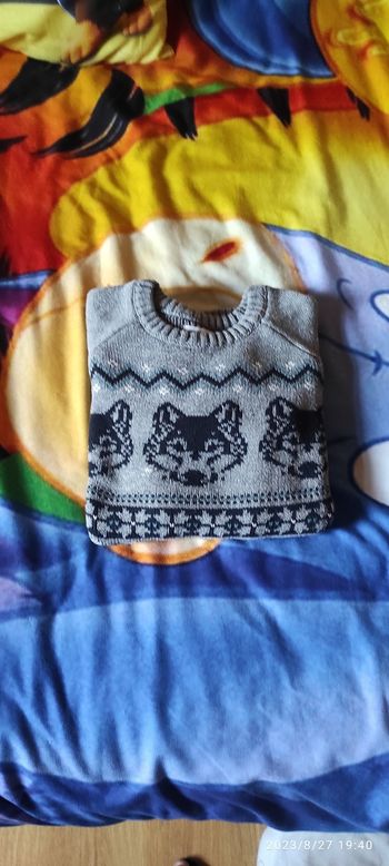 Pull chaud Vertbaudet 6 ans