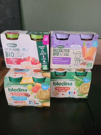 Petits pots bébé 6 mois