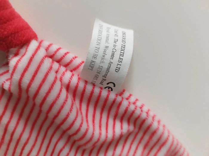 Doudou Zèbre rouge - photo numéro 4