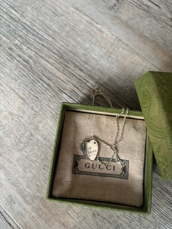 Collier Gucci cœur - photo numéro 2