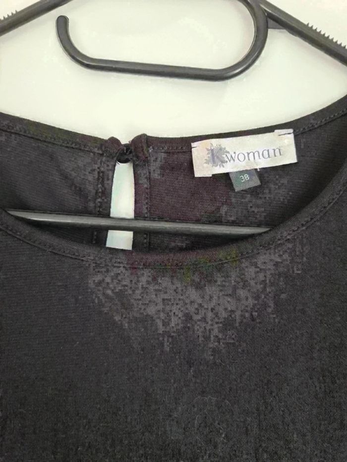 Petite robe noir manche courte - photo numéro 2