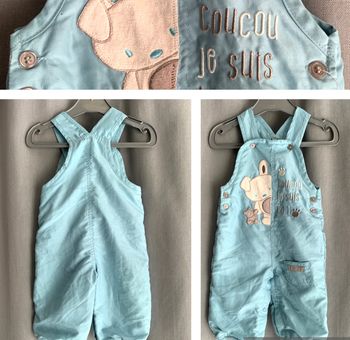 Salopette légère bleu turquoise