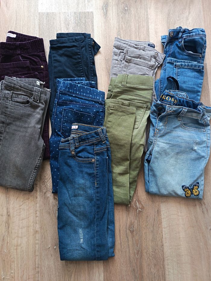 Lot de 9 pantalons - photo numéro 1