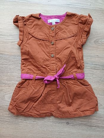 Robe jean marron 6mois