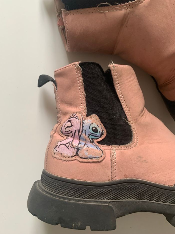 Bottines rose Stitch taille 32 - photo numéro 2