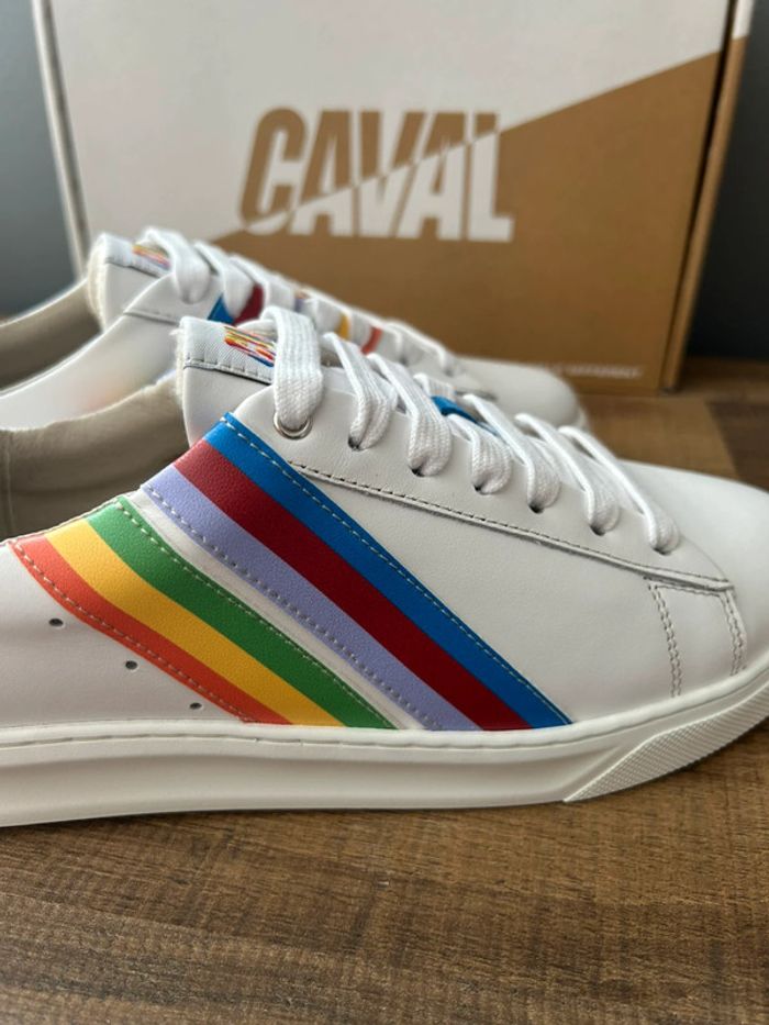 Basket Caval Rainbow Ride 39 Neuves - photo numéro 4