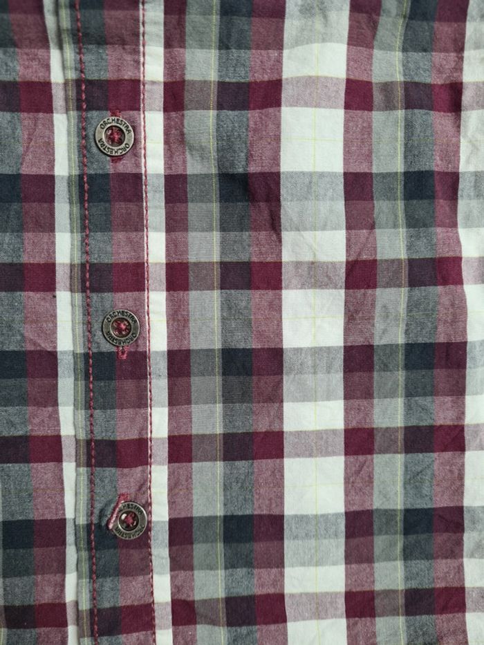 Chemise manches courtes à carreaux Orchestra 6 ans - photo numéro 2