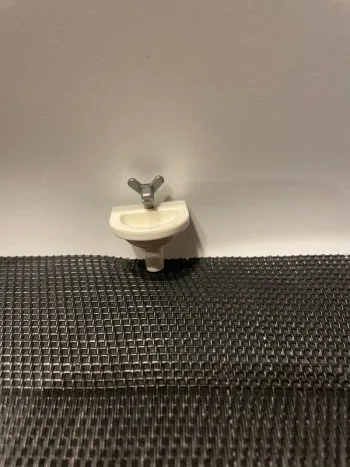 Playmobil lavabo blanc et robinet salle de bain maison pièces détachées