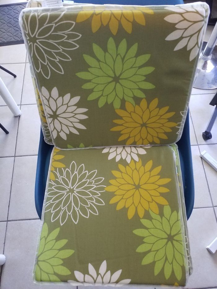 Lot de 5 coussins de chaises - photo numéro 3