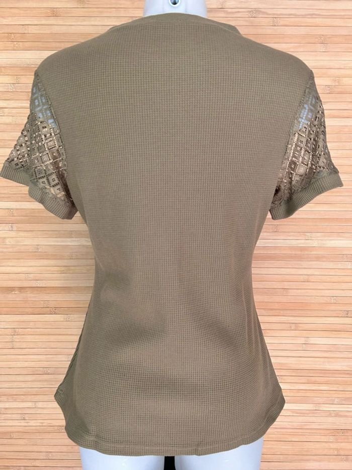 T-shirts vert kaki taille M - photo numéro 3