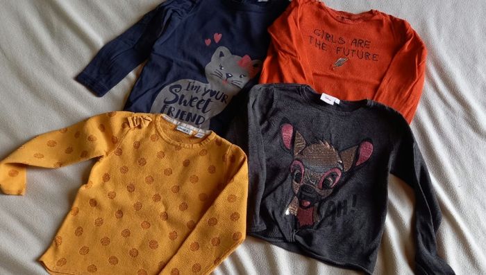 Lot de pulls filles 5-6 ans