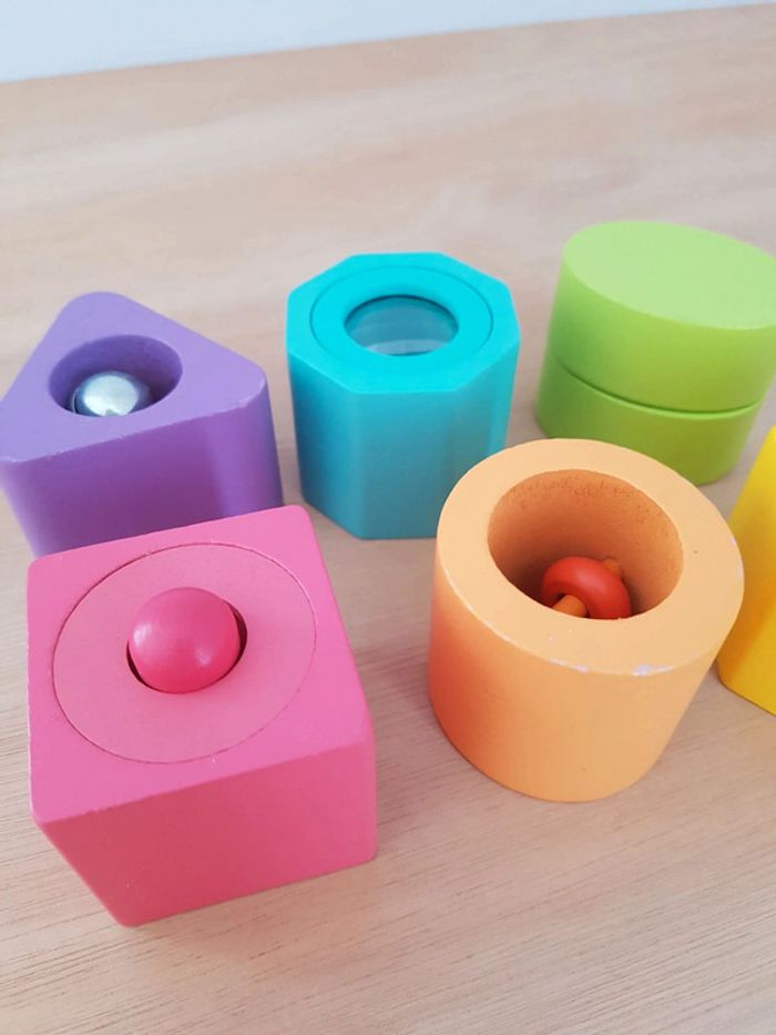 Janod cubes sensoriels I Wood en bois - photo numéro 6