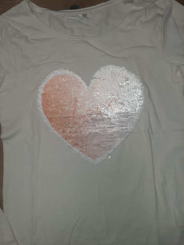 Maillot manches longues à sequins 10 ans - photo numéro 4