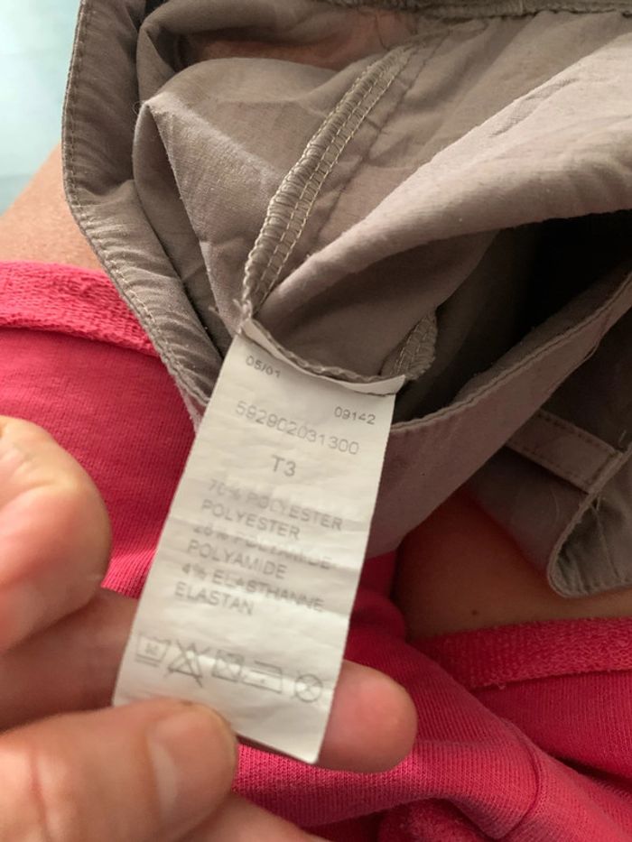 Pantalon toile rosé - photo numéro 12