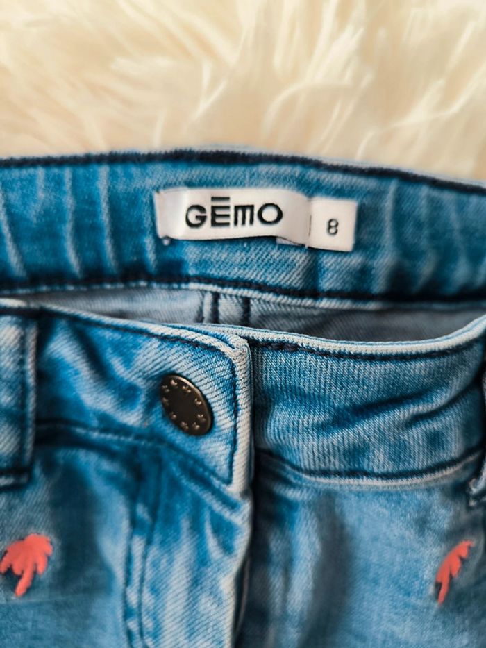 Short jean fille Gémo palmiers - photo numéro 3