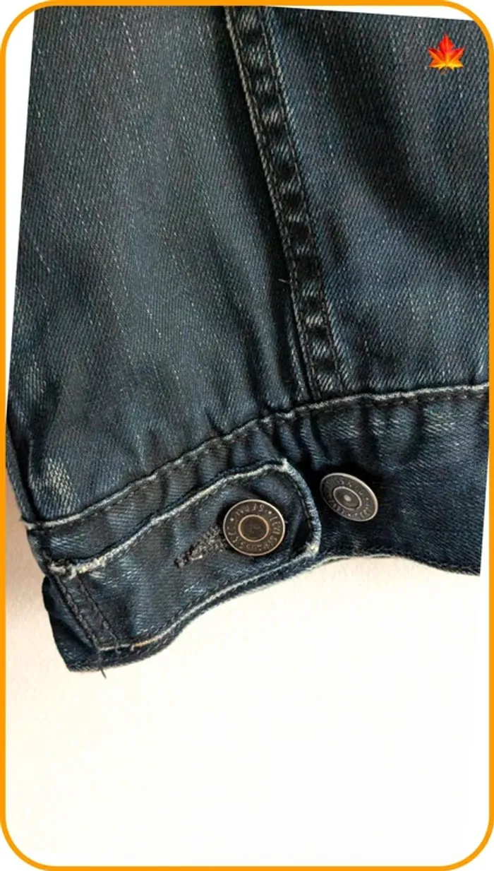 Veste en jeans doublé Levi's homme S Vintage - photo numéro 8