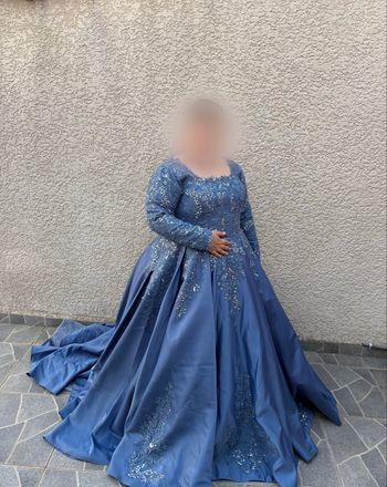 Robe de fiançailles bleu
