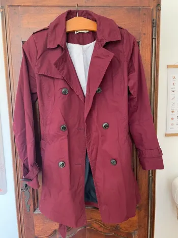 Trench bordeaux