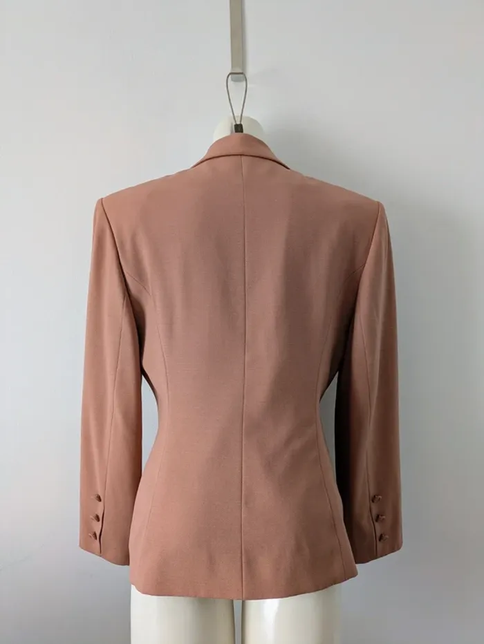 Veste vintage brodée en laine woolmark - Fabrice Karel - taille 40 - photo numéro 3