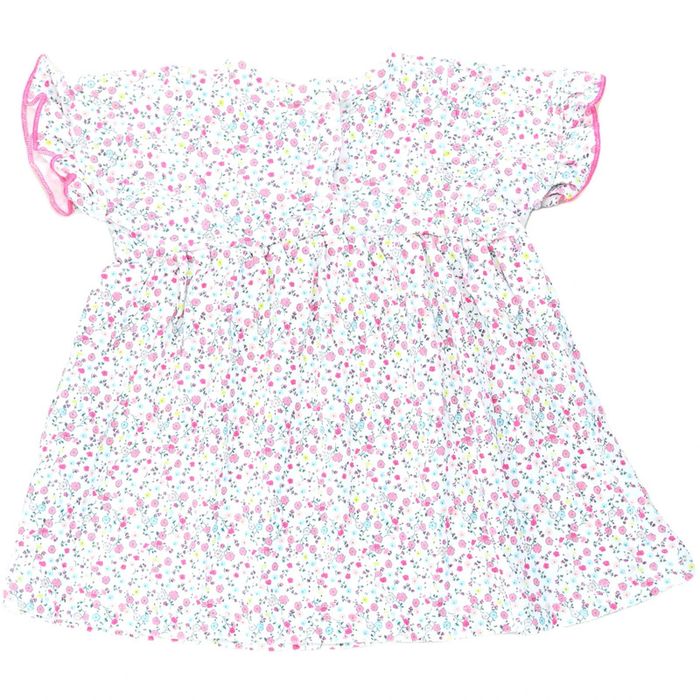 Robe à manches courtes 6 mois en coton Petit Bateau - photo numéro 2