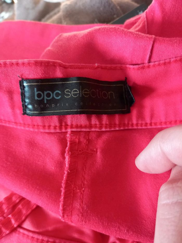 Jean rouge "bpc selection" (T.42) - photo numéro 4