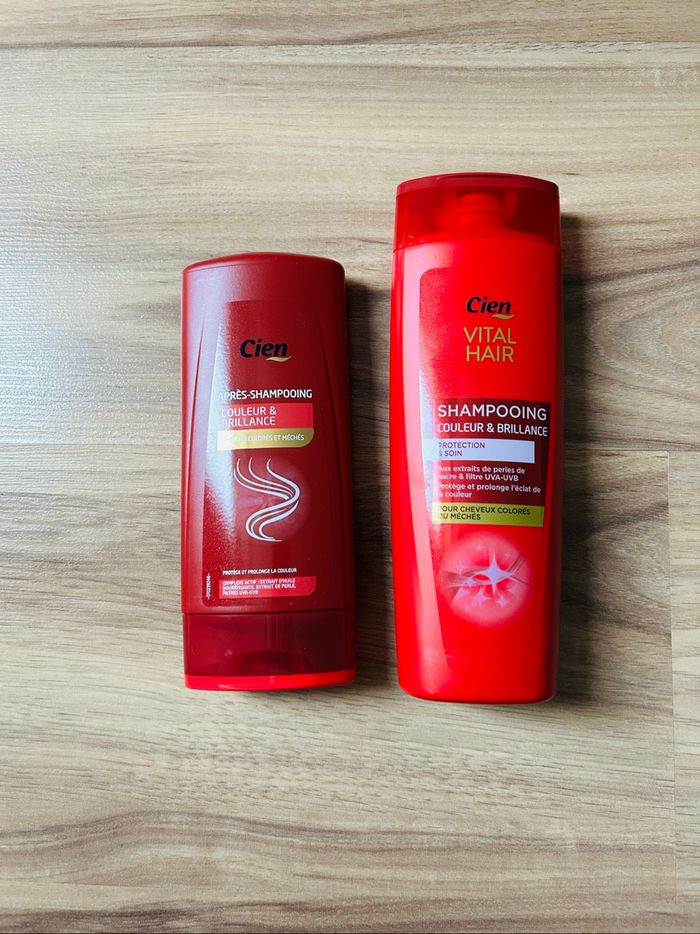 Lot de Shampooing et Après-shampooing Neufs Cien